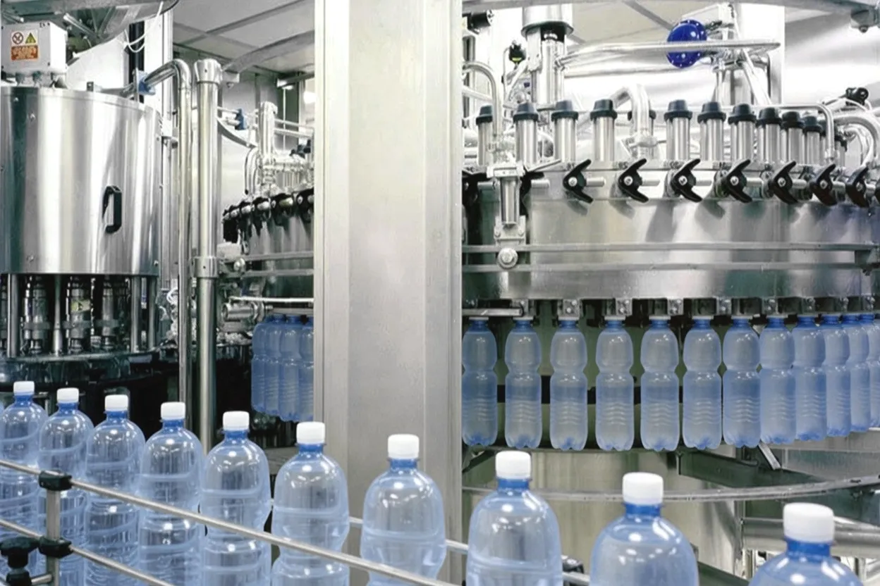 Food and beverage filling production line